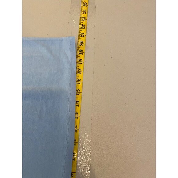 Ann Taylor Factory Light Blue Short Sleeve Top Medium - Picture 8 of 9